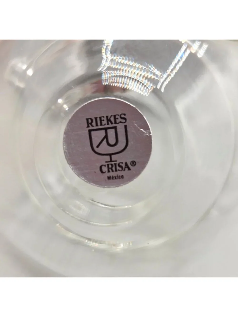 Clear Glass Ladle Moderno Riekes Crisa Mexico Elegant Design Serving Punch Soups